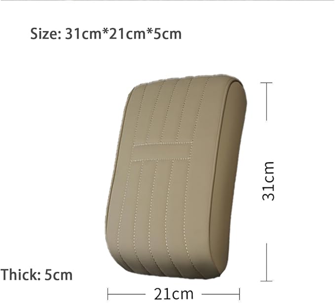 Car Armrest Pad for Lexus GX460 2014 2015 2016 2017 2018 2019 2020 2021 2022 2023 Memory Cotton Armrest Box Pad Center Console Scratch Pad Seat Box Cushion Protector,Brown
