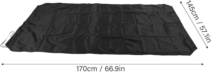 Pssopp 210D Oxford Cloth Water Proof Box Lid Cover,Tent Trailer Cover Travel Trailer Roof Cover car Roof Top Tent Trailer Cover for SUV Rooftop Travel Luggage Rack (170 * 145cm)