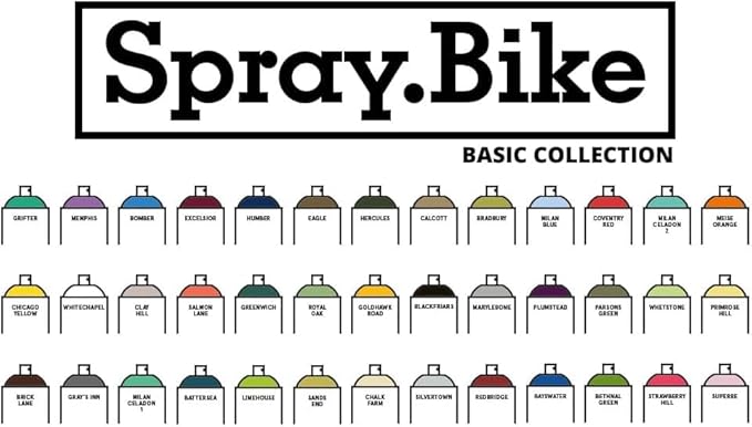 Spray.Bike Spray Paint | Designed Mainly for Bicycles | Multi-Use Acrylic Spray Paint for Metal, Plastic | High Coverage Bike Paint, 400ml, Royal Oak