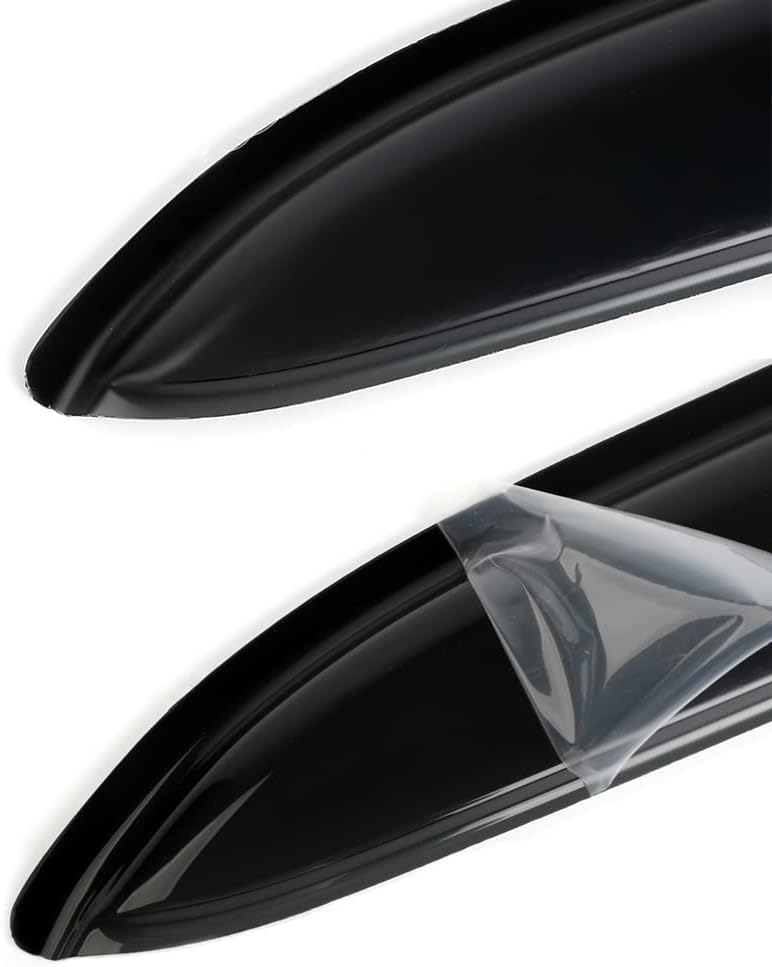 94100 Side Window Deflector Visor Rain Guard fit for 2009-2015 Nissan Maxima,4pcs Outside Mount Tape-on Shatterproof Dark Smoke Window Shades