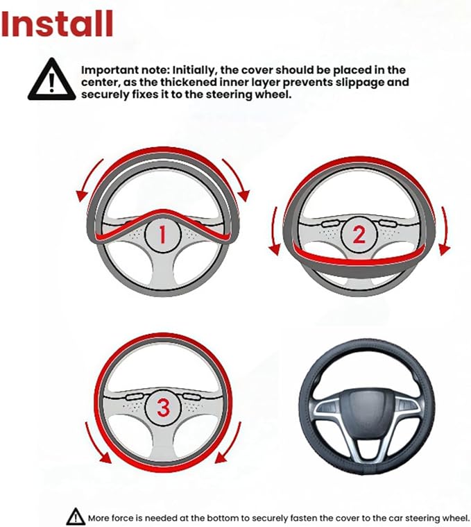Size 16-20 Inch Ice Silk Ventilation Multi-Style Comfy Grip Steering Wheel Cover for Truck, Bus, Big Rig Trucker,SUV, Anti-Slip Design 16-20 Inch (Gray, 19)