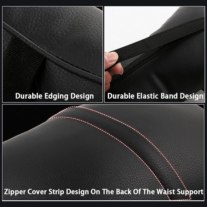 Car Seat Headrest Pillow for Infiniti Q50L/QX50/QX60/ESQ/QX30 Head Support Rest Pillow Lumbar Support Lumbar Pillow Cushion Back Cushion Back Pillow Accessories,Brown-2*Headrest