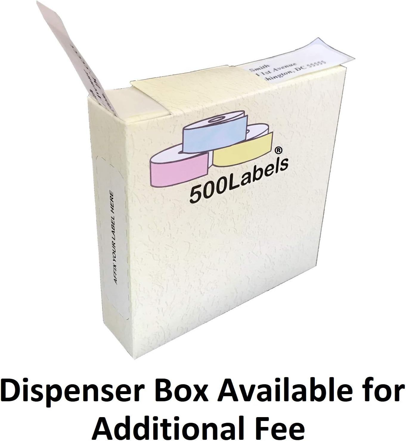 Return Address Labels - Roll of 250 Personalized Labels (Gold)