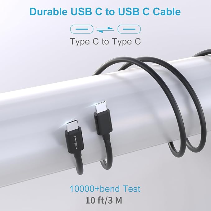 67.5W Car Charger USB C Super Fast Charging, 45W USBC & QC3.0 Port Plug for iPhone 17 Pro Max/Air/16/15/iPad, Samsung S26/S25 Android Cell Phone, Dual 12V Cigarette Lighter Adapter+ 10 ft Type C Cable