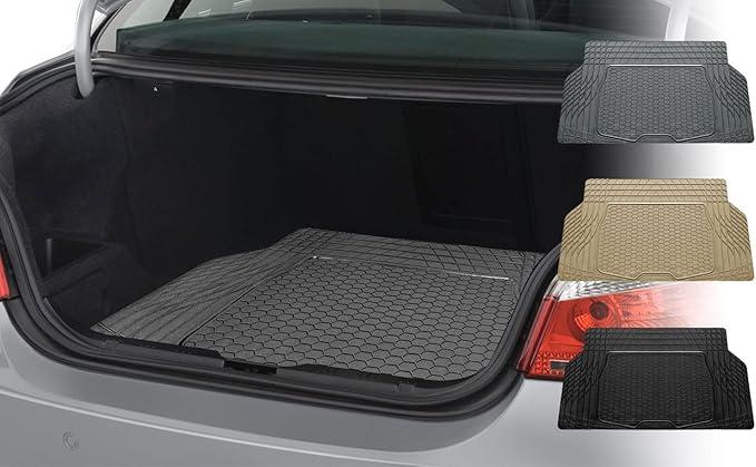 FH Group ClimaProof Universal Cargo Mat ā All-Weather, Trimmable Trunk Mat (55" W x 31.5" D) ā Fits Most Cars, SUVs & Trucks ā Black