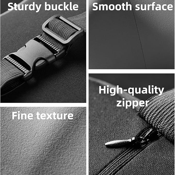 Car Headrest Lumbar Support Cushion for Nissan Pathfinder 2013-2025, Ergonomic Car Seat Headrest Cushion for Neck Back Pain Relief Memory Foam Breathable Removable Cover for Office Chair Car