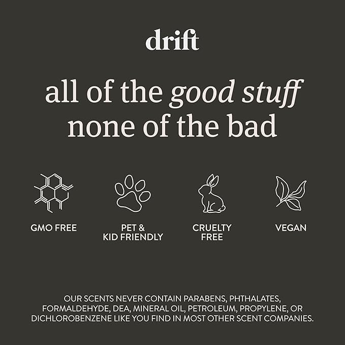 Drift Car Air Freshener Starter Kit - Wooden Deodorizer - Vehicle Odor Remover - Auto Scent Diffuser - Long-Lasting Car Freshening - Variety 6 Pack
