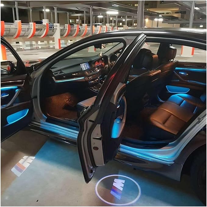 2 Colors Interior Led Stripe Decorative Door Ambient Light Compatible with BMW 5 Series F10/f11(Idrive Control)