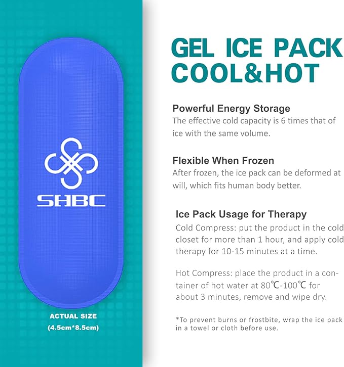 SHBC Insulin Cooler Travel Case for Diabetic Organize Medication Insulated Cooling Bag with 2 Ice Packs Black