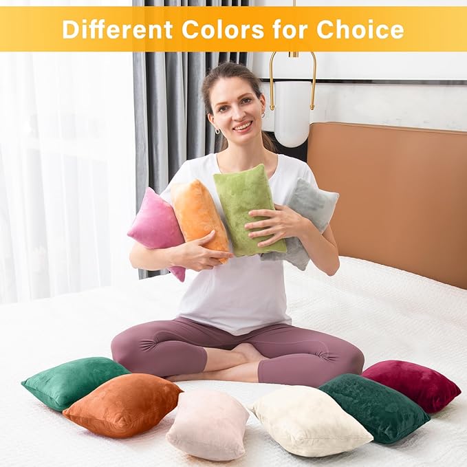 2 Pack Small Pillow, Memory Foam Mini Pillow 11 X 7 Inches for Travel, Sleeping, Nap and Neck, Knee, Lumbar Support, Tiny Cushion for Pet, Dogs (Burgundy)
