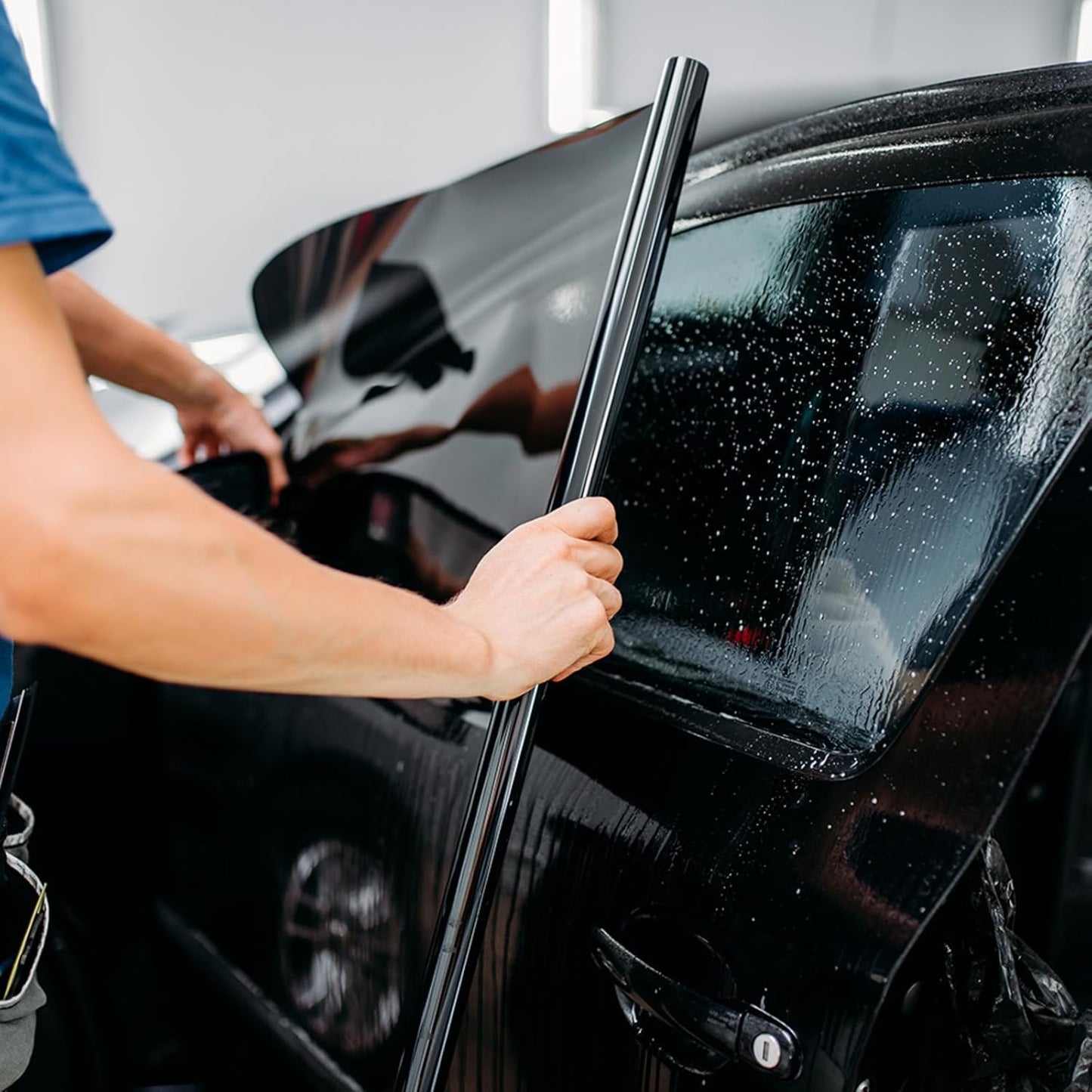 Nano Ceramic Window Tint Film for Cars - 2 Ply Scratch Resistant with Heat Control and UV/IR Rejection (20% VLT, 40inx100ft), OWFCR-10006