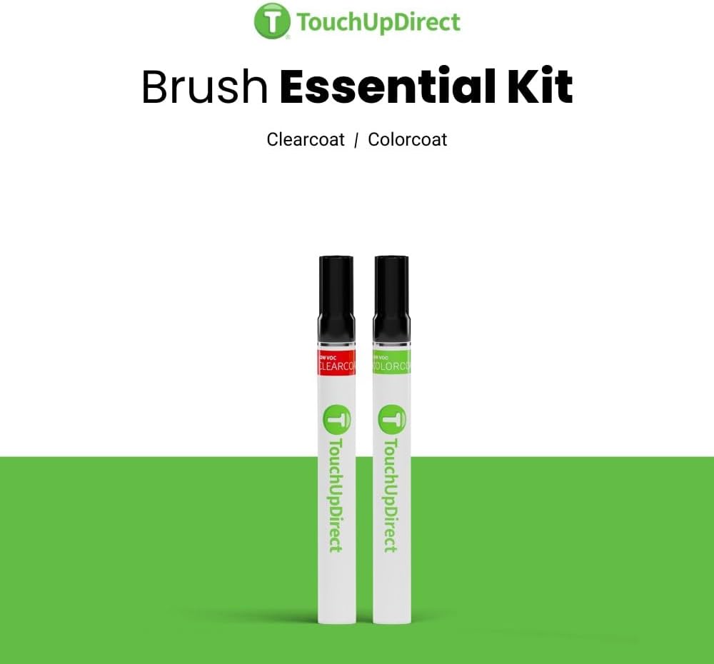 TouchUpDirect 6V7 Army/Dark Green Compatible with Toyota Exact Match Touch Up Paint Brush - Essential Kit