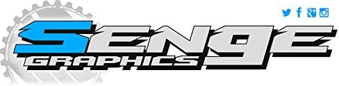 16eDRIVE Fly Racing Blue Senge Graphics Kit Compatible with Stacyc