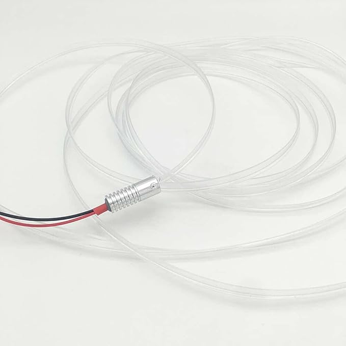 3m/9.8ft 5m/16ft Car Home LED Strip Ambient Light 2mm Plastic Optic Fiber Cable Skirt Tube Kit with 12V LED Light Source Illuminator (Pink,5m/16ft)