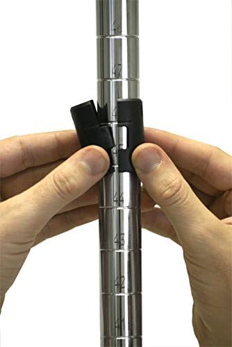 Omega 21" Deep x 24" Wide x 54" High 3 Tier Chrome Starter Shelving Unit