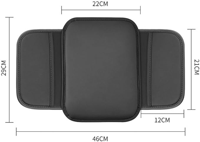 Arm Rest Pad Car for VW Routan 2008-2013, Car Center Console Cover Car Armrest Cushion Armrest Box Pad Car Accessories,Beige