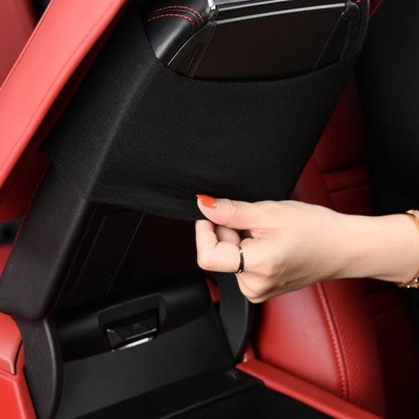 Auto Armrest Cushion Pads for Cadillac Escalade(2014-2020) Accessories Car Centre Console Armrest Pad Durable Material and Easy to Clean-is Waterproof and Anti-Scratch