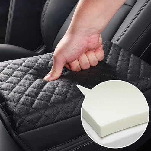 AOMSAZTO Center Console Cover Customized Armrest Cover Compatible with 2022-2023 Honda Civic, Soft Cozy Leather Arm Rest Covering for Car