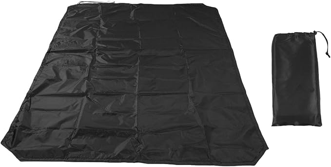 Pssopp 210D Oxford Cloth Water Proof Box Lid Cover,Tent Trailer Cover Travel Trailer Roof Cover car Roof Top Tent Trailer Cover for SUV Rooftop Travel Luggage Rack (170 * 145cm)