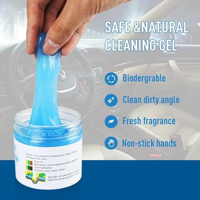 Car Cleaning Gel Compatible with Ferrari 812 Superfast, 200g Detailing Putty for Auto Vents, Dashboard, Cup Holders - Reusable Multifunctional Dust Remover,200g*2