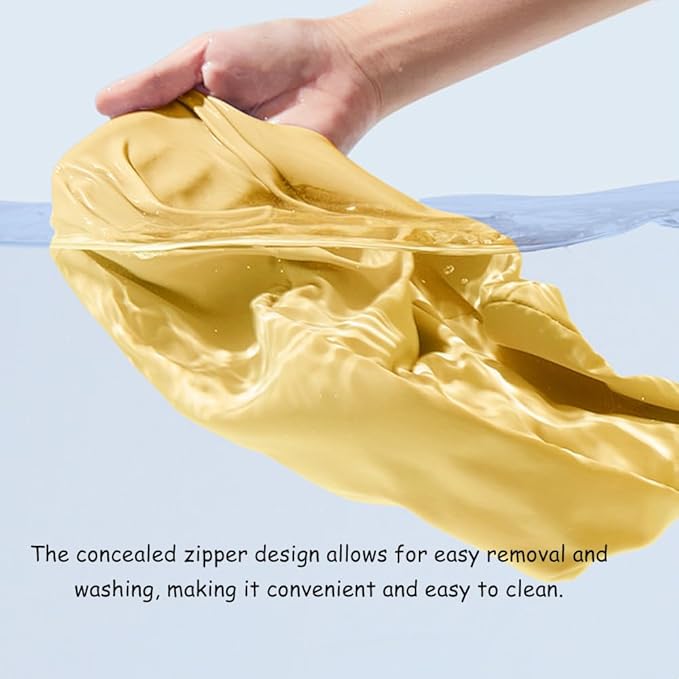 Car Lumbar Support Pillow for Chrysler 300 2005 2006 2007 2008 2009 2010 Memory Foam Back Support Cushion Breathable Car Seat Lumbar Pad Accessories,Beige