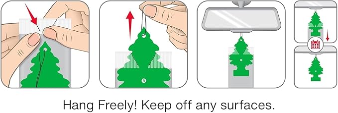 Little Trees Car Air Freshener 6-Pack (Sunset Beach)