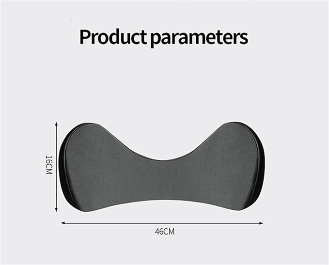 Memory Foam Car Seat, Car Lumbar Support Pillow Tailbone Support Cushions, Back Pad Massager Waist Cushion for Car Seat, Office Chair(1 Wine red)