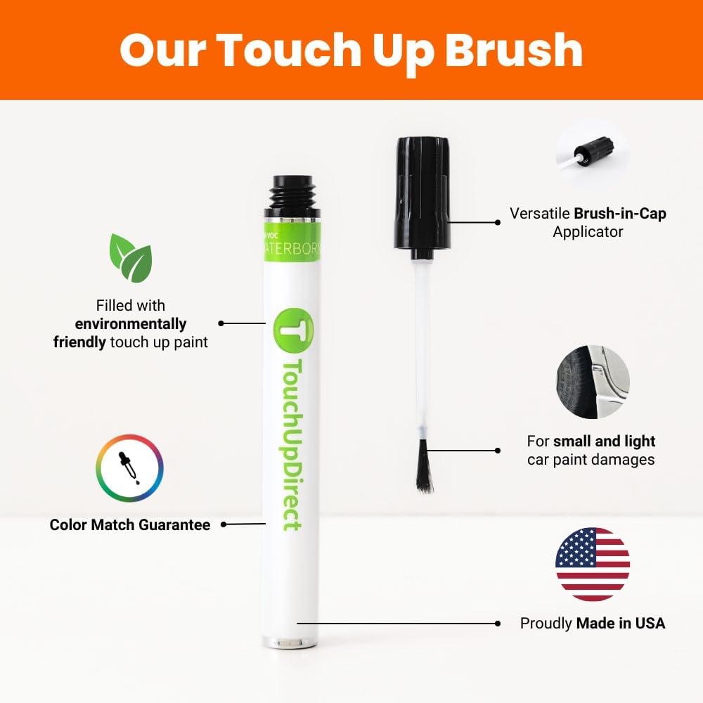 TouchUpDirect 4V6 Quicksand Compatible with Toyota Exact Match Touch Up Paint Brush - Preferred Kit