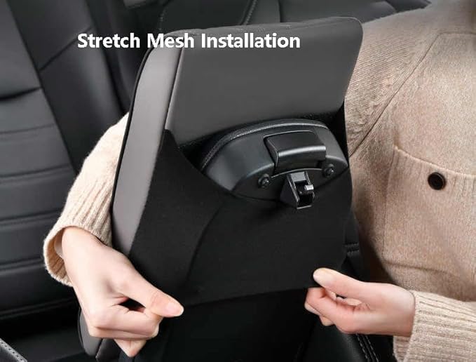 Car Center Console Cover for Lincoln Nautilus 2024-2025,Armrest Box Mat,Car Armrest Box Pad,Center Console Cushion,Leather Car Armrest Box Pad,Scratch Resistant,Comfort Elbow,D-Grey