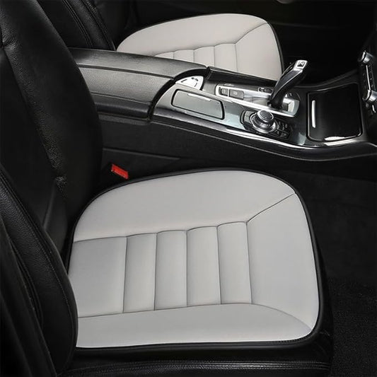 Memory Foam Seat Cushion for Car & Office Chair, Non-Slip Car Seat Cushion for Driving with Soft Comfort & Warmth, Universal Car Cushion for Long Driving Ergonomic Support (Gray)