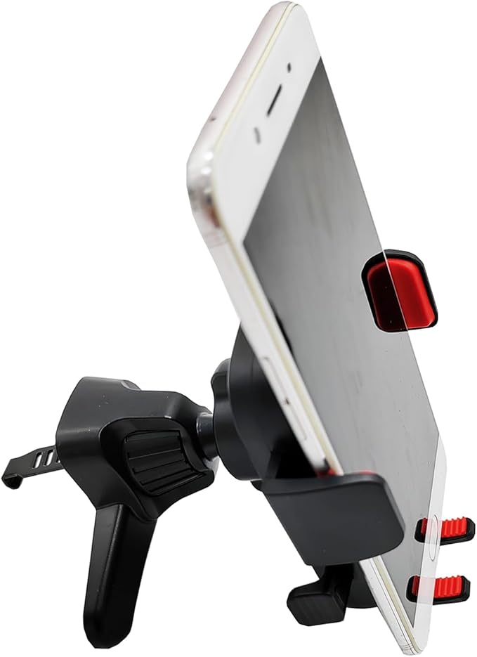 Car Phone Mount Cellphone Holders for Cars with Metal Hook Clip, Air Vent Cell Phone Stand Car Mount, Universal Automobile Cradle Fit for iPhone Android and Smartphones