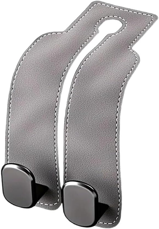 2026 Car Headrest Storage Hooks - Universal Backseat Hanger Organizer for Handbags & Grocery Bags (4, Grey)