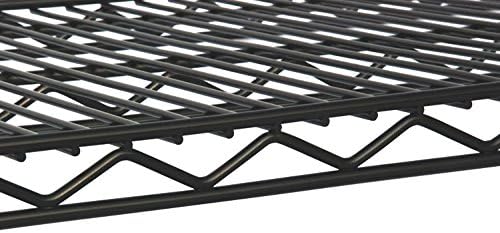 Omega 14" Deep x 42" Wide x 63" High 3 Tier Black Starter Shelving Unit