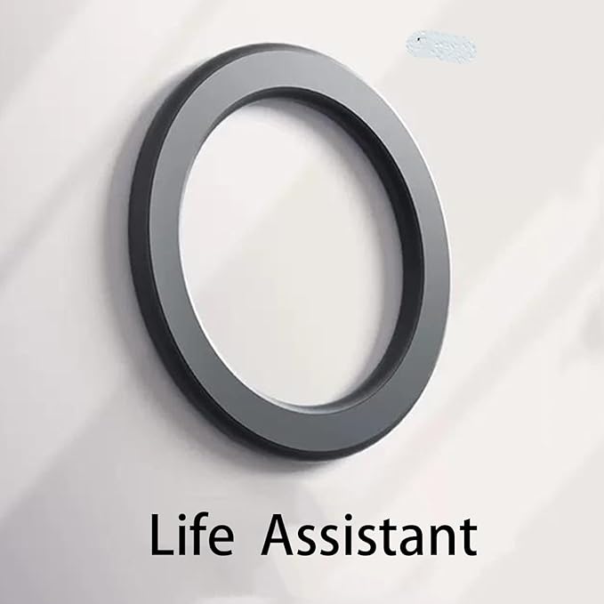 Magnetic Ring Holder for iPhone 14 13 12 Magnet Wall Mobile Phone Holder Magnetic Car Phone Stand for magsafe case (Pink-White 2 pcs)