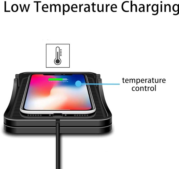 Wireless Car Charger for Hyundai Santa Fe 2001-2026, Charging Station 2-in-1, Wireless Charging Stand Phone, Magnetic Wireless Charger,1M-USB