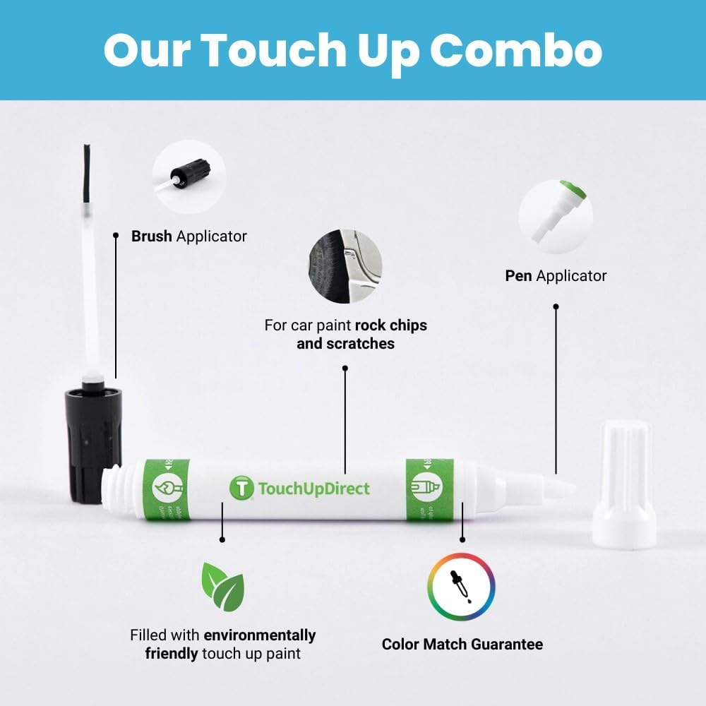 TouchUpDirect 056 White/Natural White for Toyota Exact Match Touch Up Paint Combo - Preferred Package