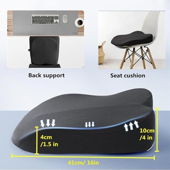 Adult Car Booster Seat Cushion, Car Seat Driver Height Boost Mat Memory Foam Car Seat Cushions Pad Improve Driving View Non-Slip 3D Office Chair Cushion Pressure Relief (Light Green)