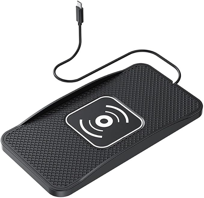 Wireless Car Charger Pad for Cadillac Escalade Lyriq Optiq VISTIQ 2000-2026, Type-C/USB 20W Car Wireless Charger Non-Slip Phone Charging Pad Car Accessories,A 30cm Cable Type-C Plug