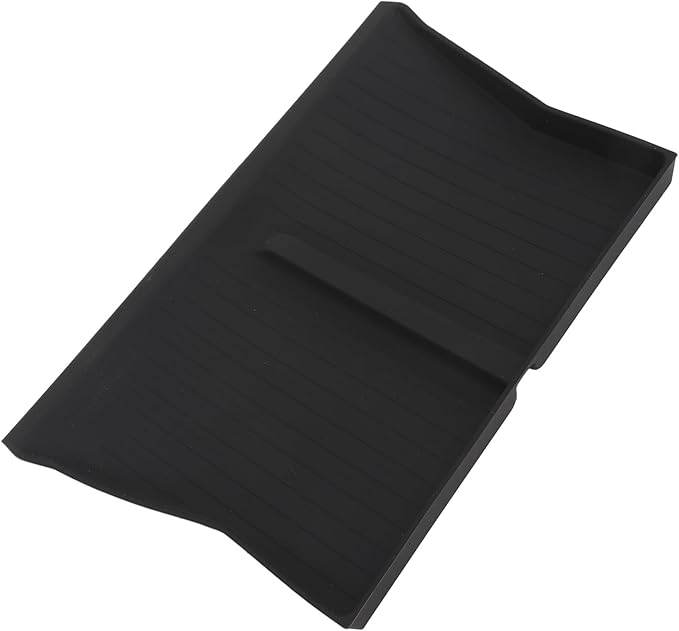 Center Console Wireless Charging Mat Silicone Easy to Clean Anti Slip Phone Charging Pad Car Interior Accessory Black W240004607 Reliable Charging Experience