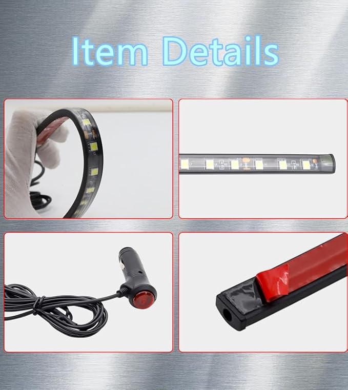 LED Interior Lights DC 12V Seat Ambient Light Cigarette Lighter, Car Uncer Dash LED Light Strip DRL Daylight Strip Car Atmosphere Lights-2 splitters in1 Pink
