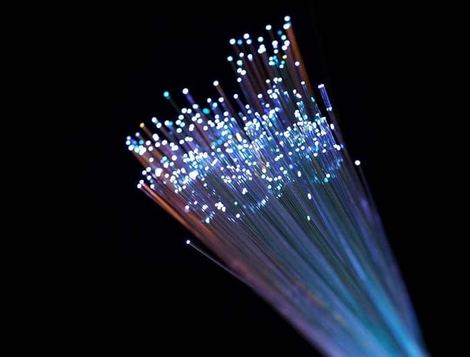 AKEPO End Glow Fiber Optic Light Cable 9.8ft/3m*375pcs*Mixed Dia.(0.03+0.04+0.06in), PMMA Plastic Cable for LED Star Ceiling Sky Light Kit and Fiber Optical Lighting Decoration (Without Light Source)