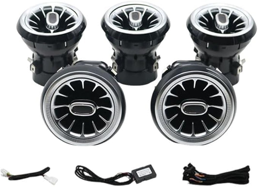 12 Colors Air Vent LED Ambient Light Atmosphere Lamp For Mercedes Benz W117 CLA-Class