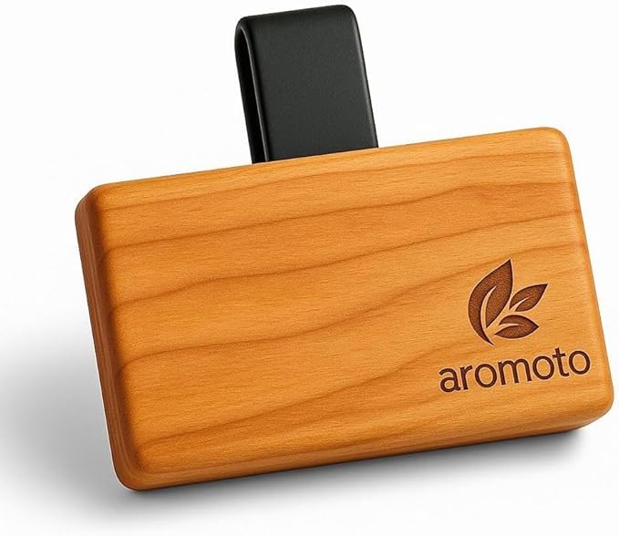 Wooden Car Air Freshener – Premium Natural Scents for Every Drive – Car Odor Eliminator (Ocean)