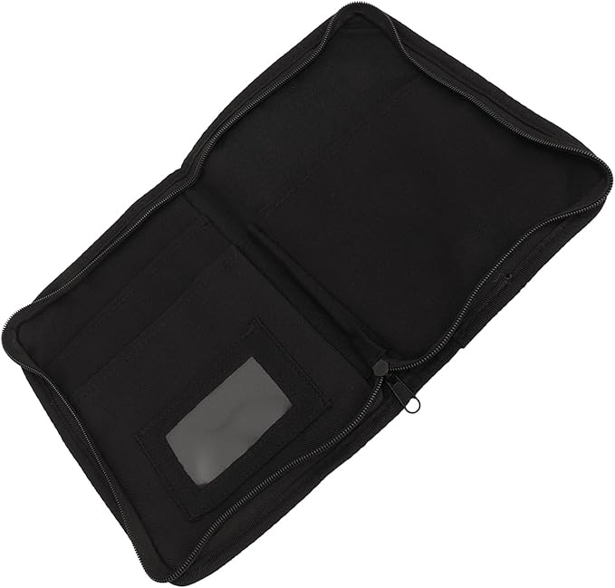 Haofy Car Glove Compartment Organizer with 6 Pockets, Zipped Outer Pocket, Elastic Loop, Inner Pocket, Made of 600D Oxford Cloth, Universal for Car