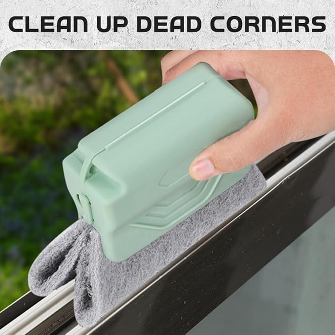 2026 New Magic Window Track Cleaner, 3Pcs Multipurpose Cleaning Brush for Window Grooves, Sliding Door Tracks, Tile Grout Lines, Shutter Slats, Car AC Vents, and Narrow Gaps (Mix)
