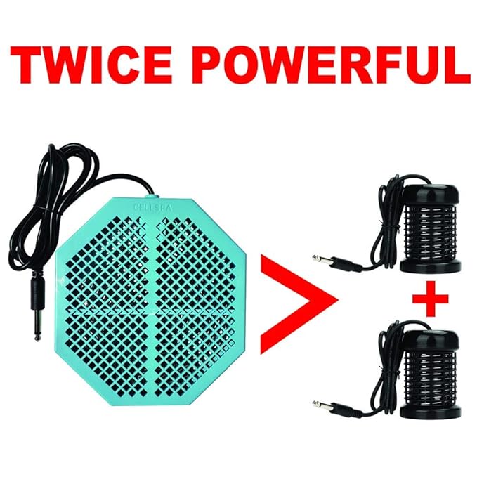 CS-900 Twice Powerful 6.5" x 5.5" Ion Detox Foot Bath Arrays Flat Dual Coil Stainless Steel Aqua Ionic Cleanse Array Compatible With Most 1/4" Plug Type Detox Machines (UNSCENTED)