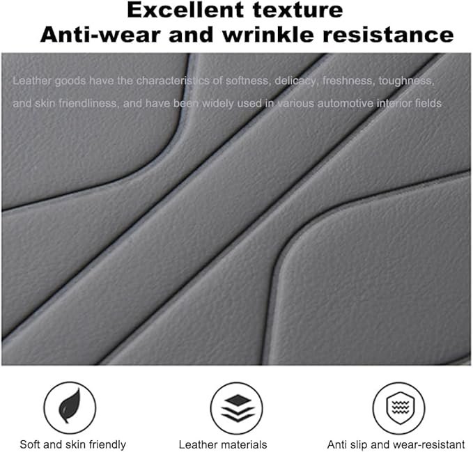 1 Pack Car Center Console Cover Custom Fit for Toyota Grand Highlander Hybrid 2024-2025, Leather Memory Foam Armrest Cushion Protector, Anti-Scratch Durable Armrest Pad,Black
