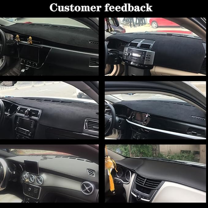 Dashboard Covers for Cherokee 2014-2021,Premium Microfiber Suede Fabric Anti-Glare & Non-Slip Dash Pad,Custom Fit,Microfiber Suede