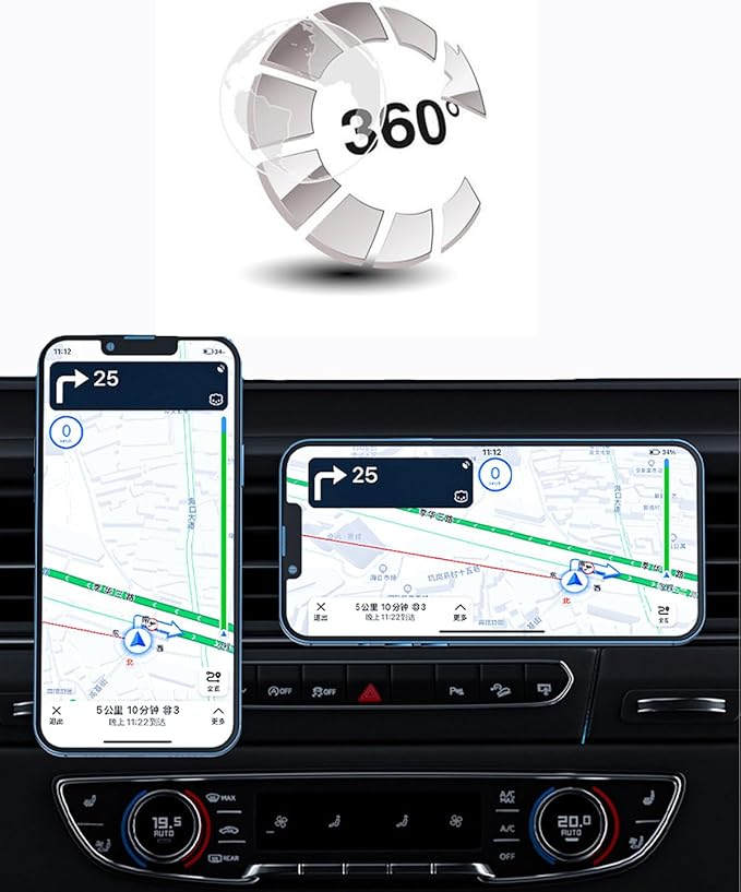 Designed for MagSafe Car Mount for 2026 CRV Phone Holder 15W Fast Wireless Charging 2026 CRV Phone Mount 2026 CRV Accessories,Support 2023-present CR-V