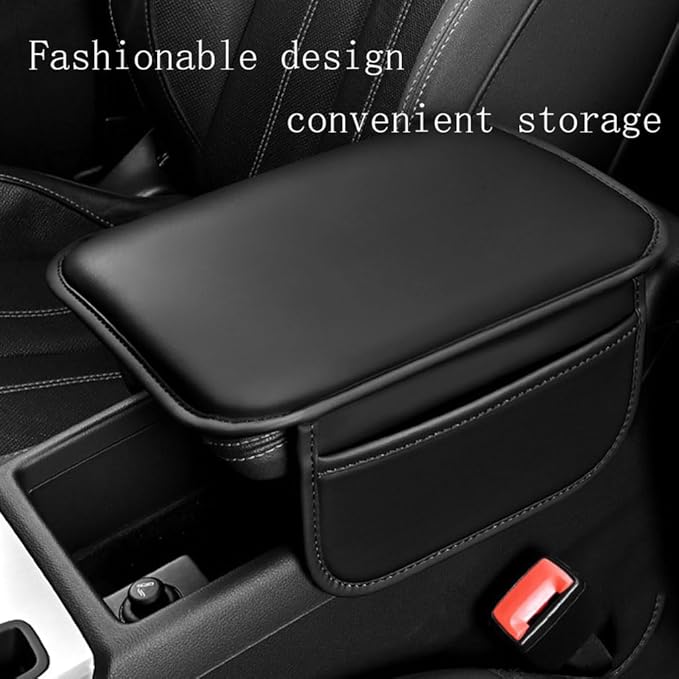 Arm Rest Pad Car for VW Routan 2008-2013, Car Center Console Cover Car Armrest Cushion Armrest Box Pad Car Accessories,Black